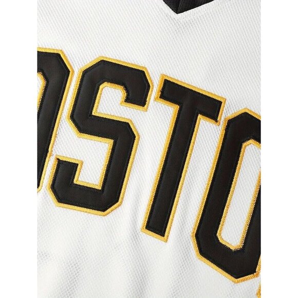 Happy Gilmore Movie Hockey Jersey #18 Boston Adam Sandler White Men's - Picture 4 of 9